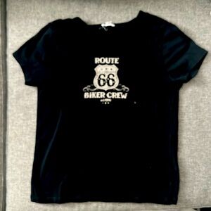 Garage Route 66 Black Baby T